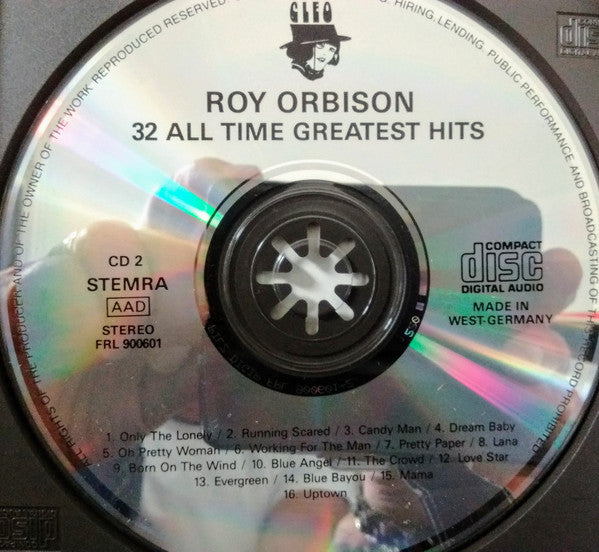 Roy Orbison : 32 All Time Greatest Hits (2xCD, Comp)