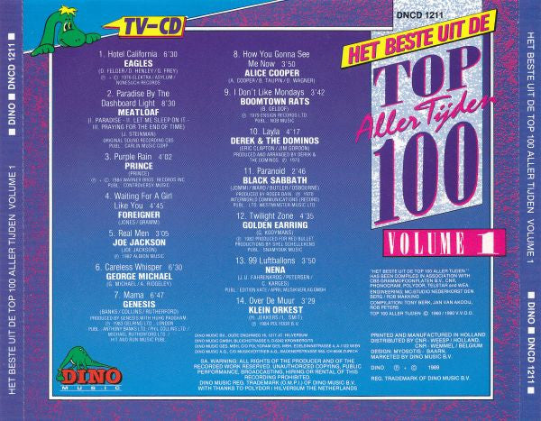 Various : Het Beste Uit De Top 100 Aller Tijden Volume 1 (CD, Comp)