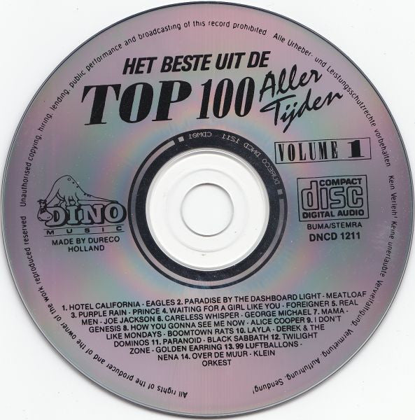 Various : Het Beste Uit De Top 100 Aller Tijden Volume 1 (CD, Comp)