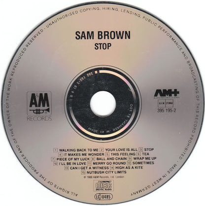 Sam Brown : Stop! (CD, Album)