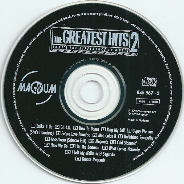 Various : The Greatest Hits 2 - 1991 - 2 (CD, Comp)