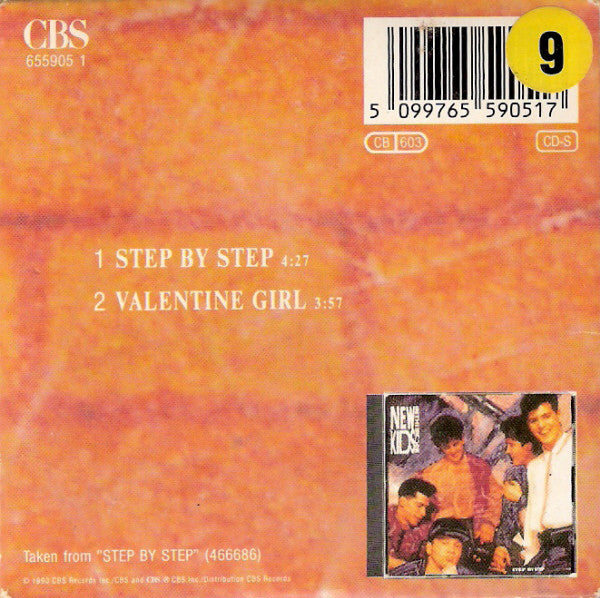 New Kids On The Block : Step By Step (CD, Mini, Single)