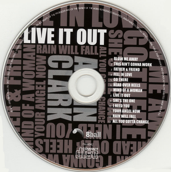 Alain Clark : Live It Out (CD, Album)