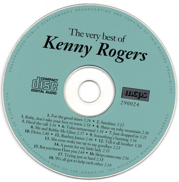 Kenny Rogers : The Very Best Of Kenny Rogers (CD, Comp)