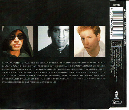 The Christians : Words (CD, Maxi)