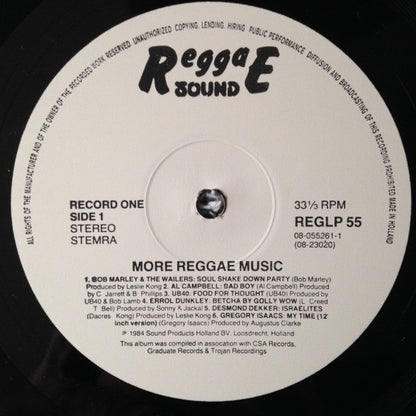 Various : More Reggae Music (2xLP, Comp, Club)