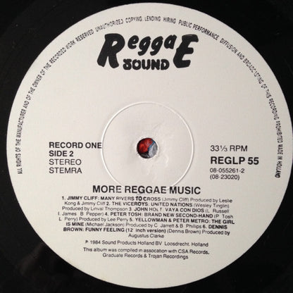 Various : More Reggae Music (2xLP, Comp, Club)