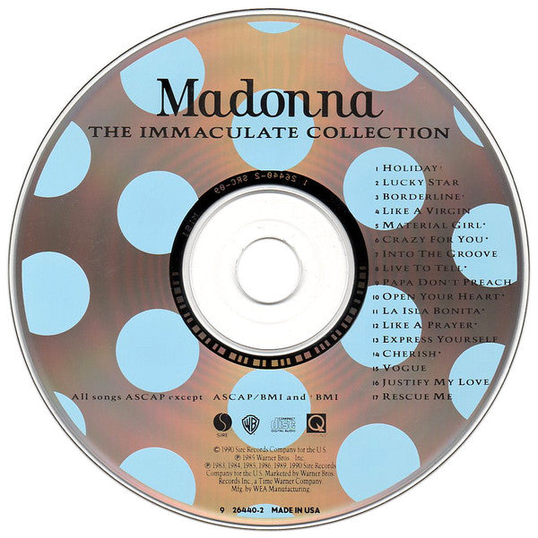 Madonna : The Immaculate Collection (CD, Comp)