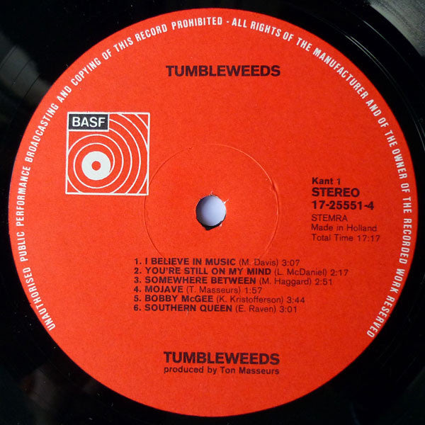 Tumbleweeds* : Tumbleweeds (LP, Album)