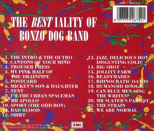 Bonzo Dog Band* : The Bestiality Of Bonzo Dog Band (CD, Comp, RE, EU )