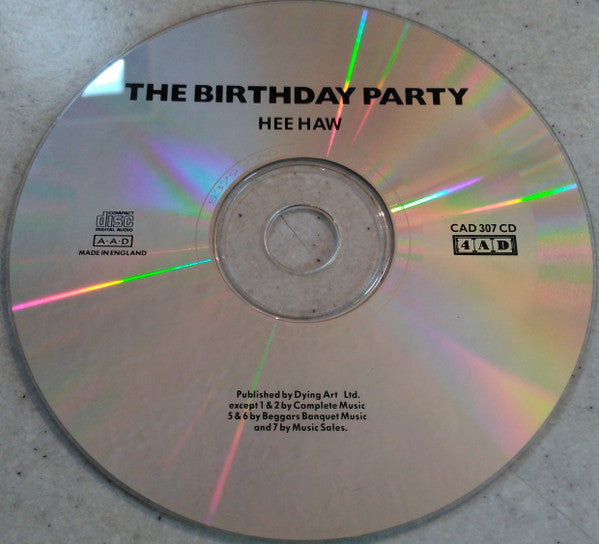 The Birthday Party : Hee-Haw (CD, Comp, RE)