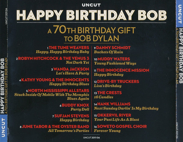 Various : Happy Birthday Bob (A 70th Birthday Gift To Bob Dylan) (CD, Comp, Jew)