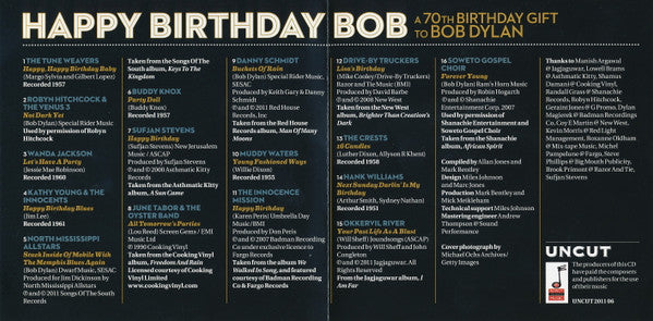 Various : Happy Birthday Bob (A 70th Birthday Gift To Bob Dylan) (CD, Comp, Jew)