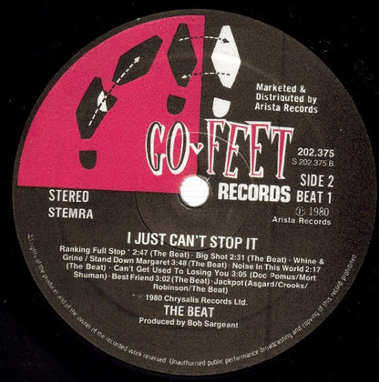 The Beat (2) : I Just Can't Stop It (LP, Album)