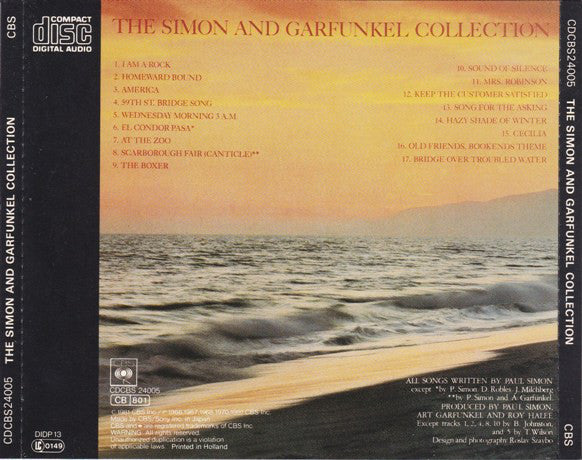 Simon & Garfunkel : The Simon And Garfunkel Collection (CD, Comp, RE, RP)