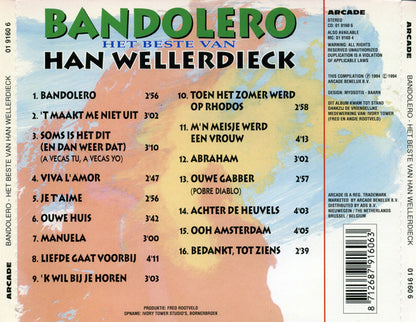 Han Wellerdieck : Bandolero - Het Beste Van Han Wellerdieck (CD, Comp)