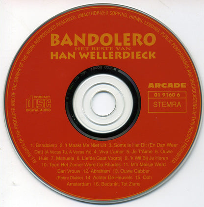 Han Wellerdieck : Bandolero - Het Beste Van Han Wellerdieck (CD, Comp)