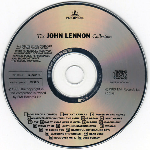 John Lennon : The John Lennon Collection (CD, Comp, RE, RP)