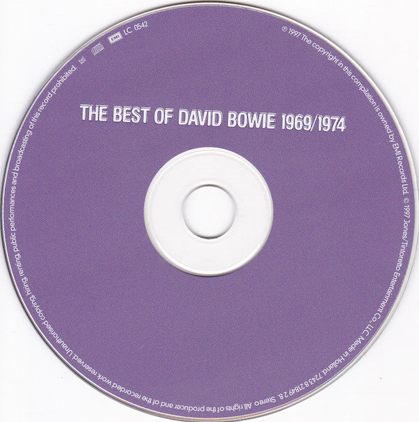 David Bowie : The Best Of David Bowie 1969/1974 (CD, Comp, RM)