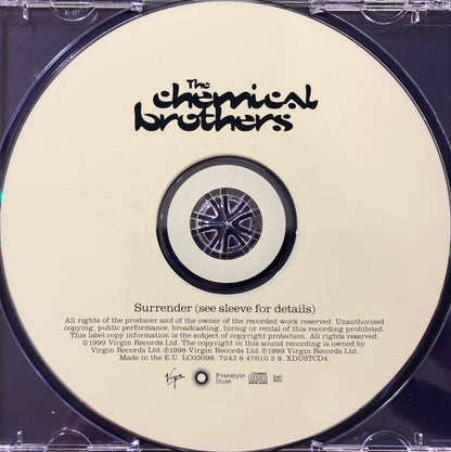 The Chemical Brothers : Surrender (CD, Album, RP)