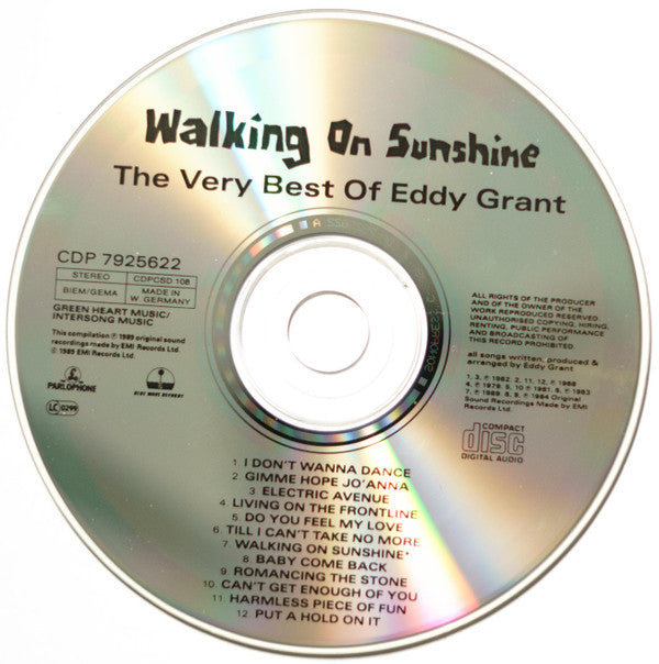 Eddy Grant : Walking On Sunshine - The Very Best Of Eddy Grant (CD, Comp)