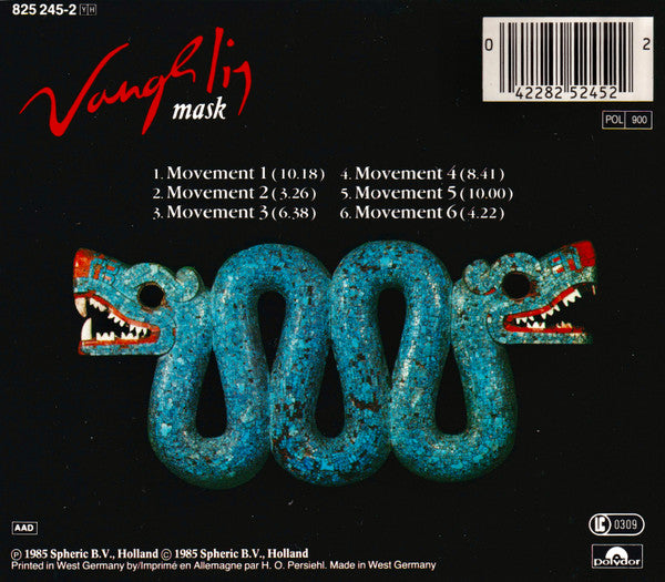 Vangelis : Mask (CD, Album, RP)