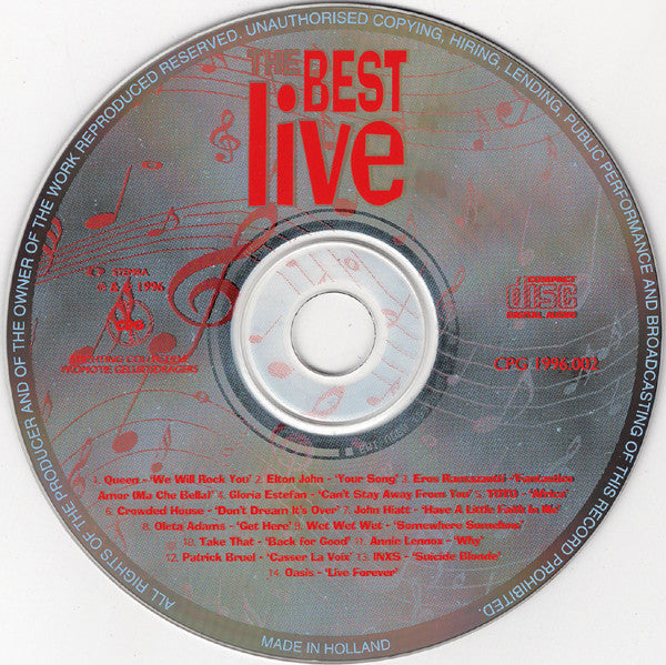 Various : The Best Live (CDi, Comp)