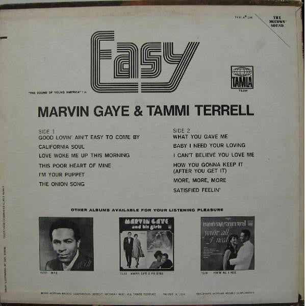 Marvin Gaye & Tammi Terrell : Easy (LP, Album)