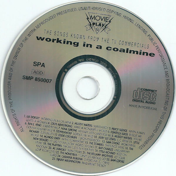 Various : Working In A Coalmine - The Songs Known From The TV Commercials (CD, Comp)