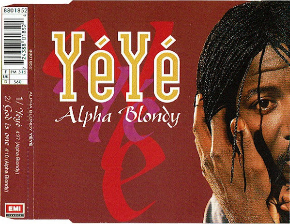 Alpha Blondy : YéYé (CD, Single)