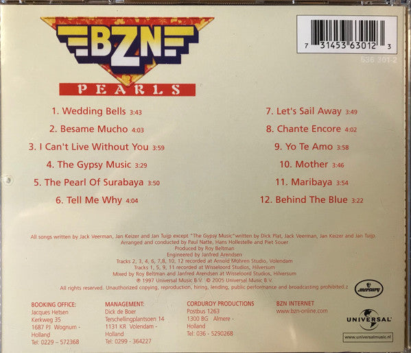 BZN : Pearls (CD, Album, RE)