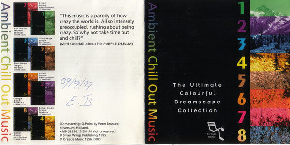 Various : Ambient Chill Out Music: The Ultimate Colourful Dreamscape Collection (CD, Comp)