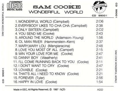 Sam Cooke : Wonderful World (CD, Comp)