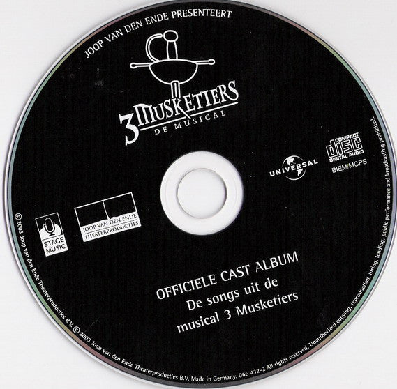 Various : 3 Musketiers - De Musical (CD)