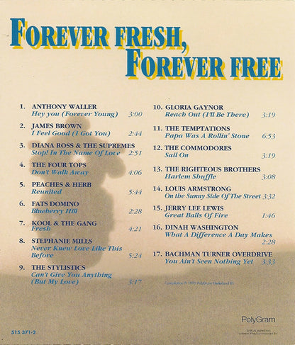 Various : Old Spice Presents Forever Fresh, Forever Free (CD, Comp, Promo)