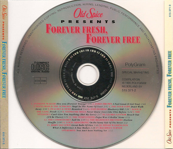 Various : Old Spice Presents Forever Fresh, Forever Free (CD, Comp, Promo)