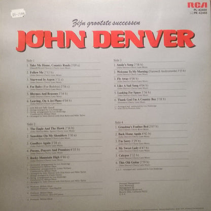 John Denver : Zijn Grootste Successen (2xLP, Comp, Gat)