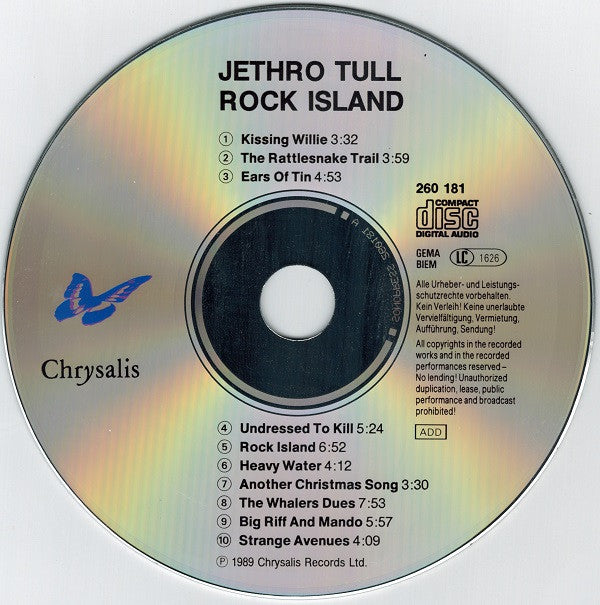 Jethro Tull : Rock Island (CD, Album)