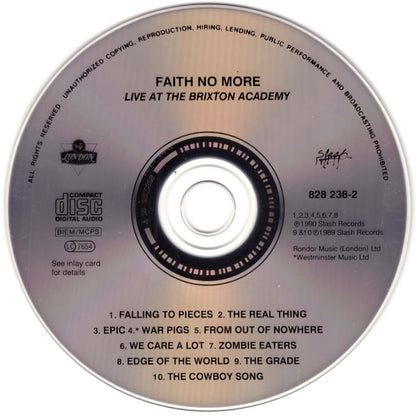 Faith No More : Live At The Brixton Academy (CD, Album, RE)