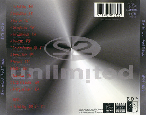 2 Unlimited : Real Things (CD, Album)