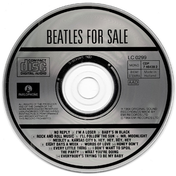 The Beatles : Beatles For Sale (CD, Album, Mono, RE)