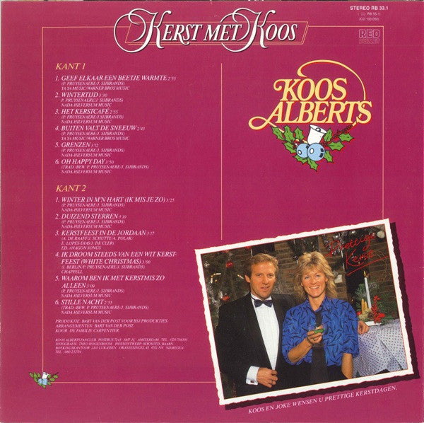 Koos Alberts : Kerst Met Koos (LP)