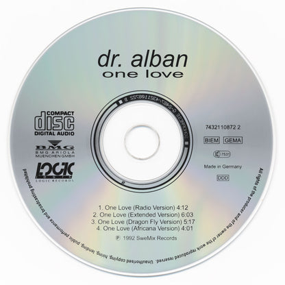 Dr. Alban : One Love (CD, Maxi)