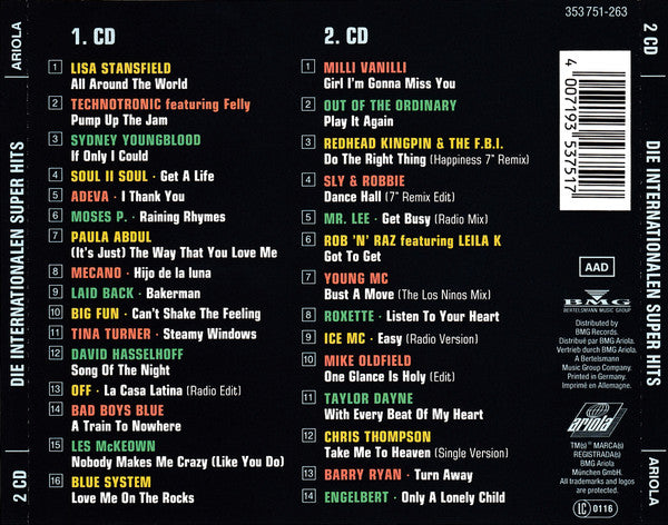 Various : Neue Hits '90 - Die Internationalen Super-Hits (2xCD, Comp)