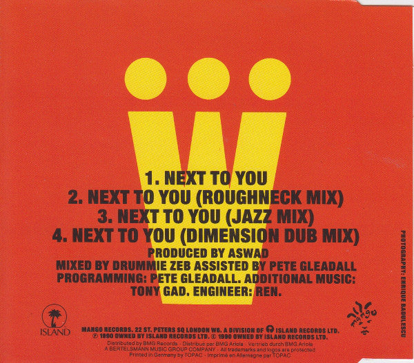 Aswad : Next To You (CD, Maxi)