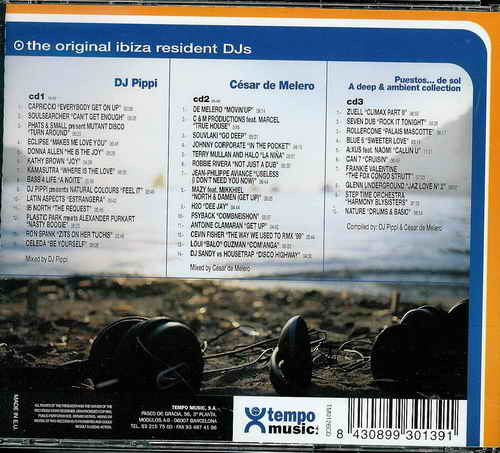 DJ Pippi + Cesar De Melero : The Original Ibiza Resident DJs (2xCD, Comp, Mixed + CD, Comp)