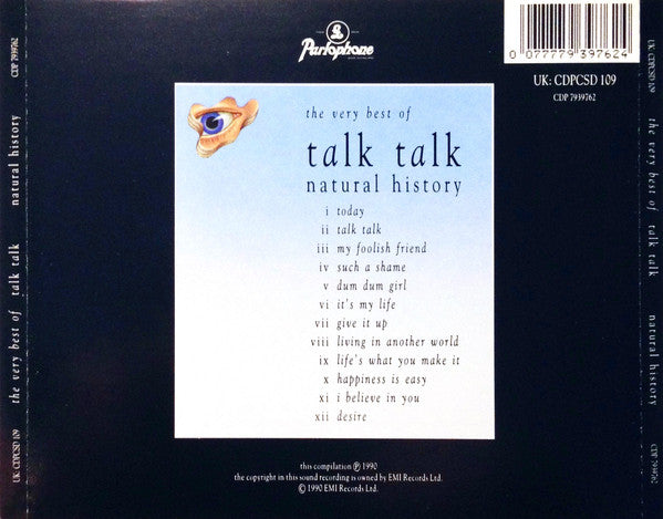 Talk Talk : Natural History (The Very Best Of Talk Talk) (CD, Comp, b/w)