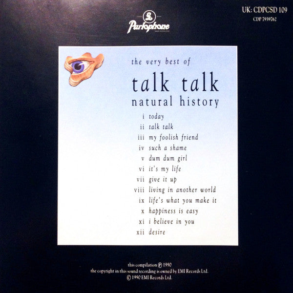 Talk Talk : Natural History (The Very Best Of Talk Talk) (CD, Comp, b/w)