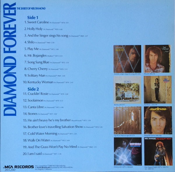 Neil Diamond : Diamond Forever (LP, Comp)