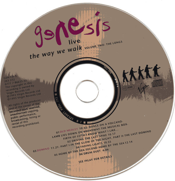 Genesis : Live/The Way We Walk Volume Two: The Longs (CD, Album)